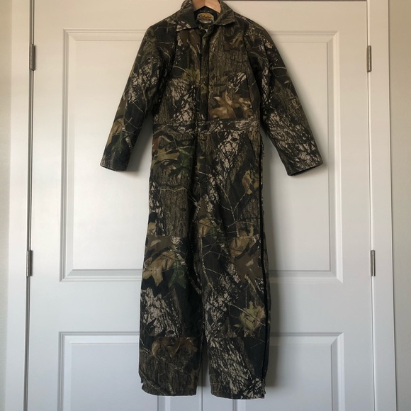 Cabela’s kids boys full body camo jumpsuit 16 reg